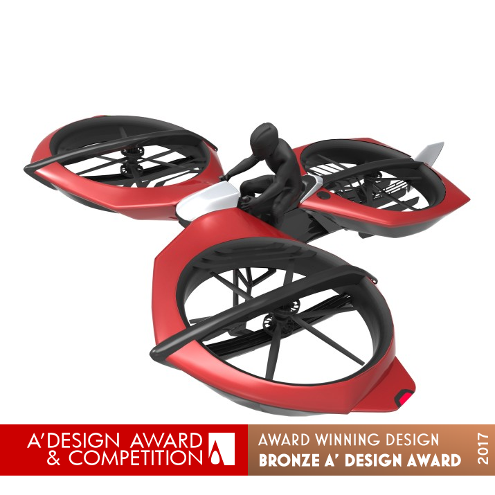 Flike Passenger Drone  Passenger drone by Maform Design Studio Bronze Futuristic Design Award Winner 2017 