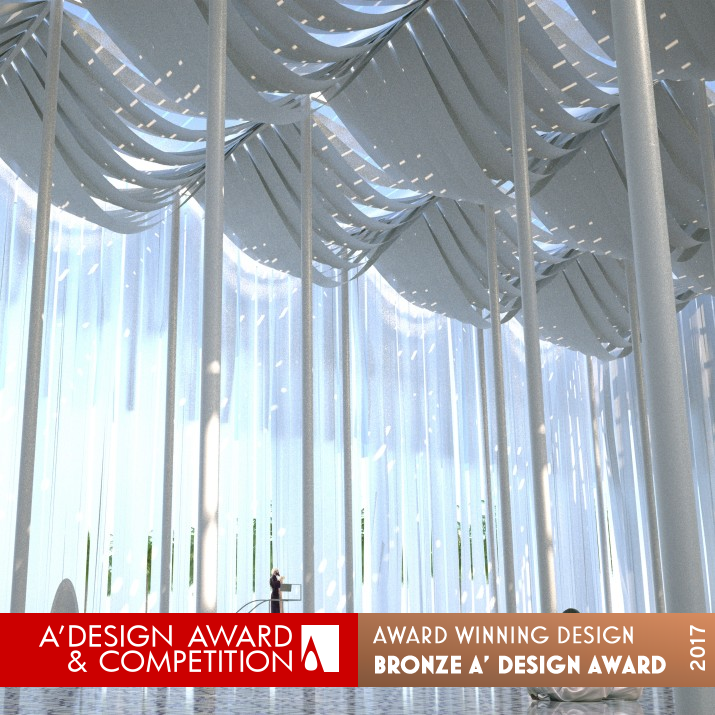 Light Mosque Prayer Hall by Nikolaos Karintzaidis Bronze Social Design Award Winner 2017 