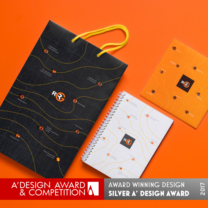 RRG Corporate Identity by Mikhail Puzakov Silver Graphics, Illustration and Visual Communication Design Award Winner 2017 