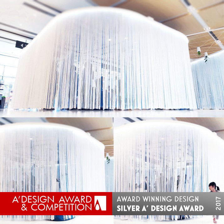 Airnemone Pavilion Interactive Exhibition Pavilion  by Kevin Chu Silver Interior Space and Exhibition Design Award Winner 2017 
