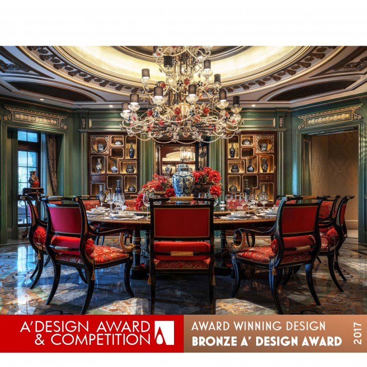 Runze Palace Residential Show Home by David Chang Design Associates Int'l Bronze Luxury Design Award Winner 2017 