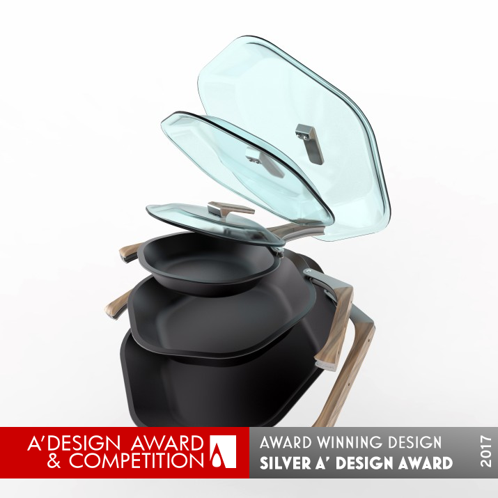 Spider Pan Folding Handled Pan Set