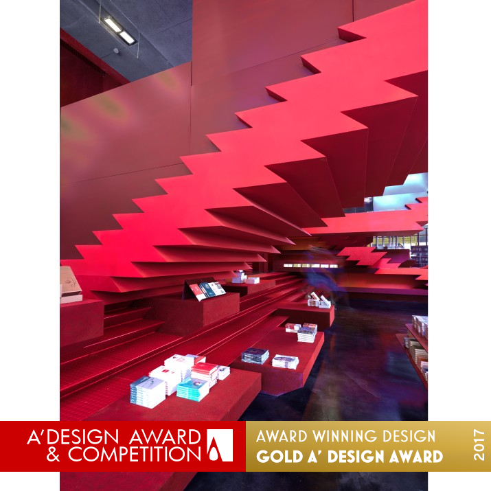 Mezzi Master Bookshop Bookshop by One Plus Partnership Limited Golden Interior Space and Exhibition Design Award Winner 2017 