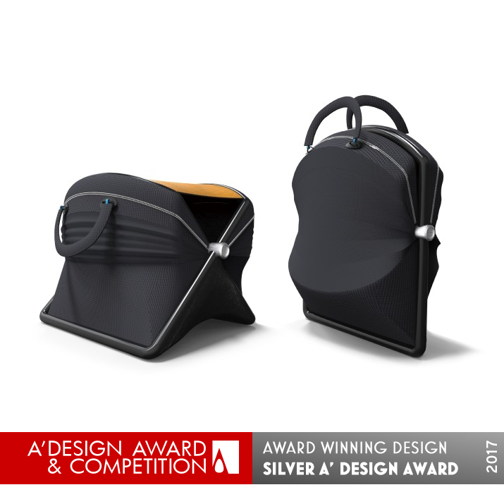 Xit Transforming Bag for Sitting by Ching-Wen Chang Silver Fashion and Travel Accessories Design Award Winner 2017 