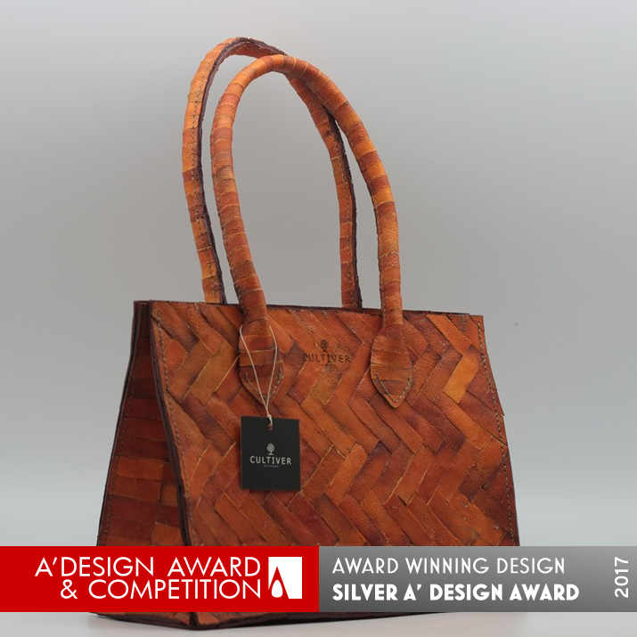 Cultiver Orange handbag by Leung Jia Jun and Weng Yi Xiang Silver Sustainable Products, Projects and Green Design Award Winner 2017 