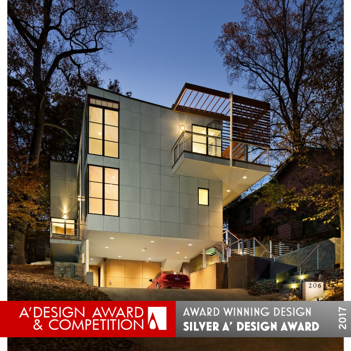 Takoma Park House Residential House by Robert Nichols Silver Architecture, Building and Structure Design Award Winner 2017 