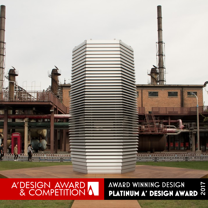 Smog Free Project Smog Free Tower and Smog Free Jewellery by Daan Roosegaarde Platinum Sustainable Products, Projects and Green Design Award Winner 2017 