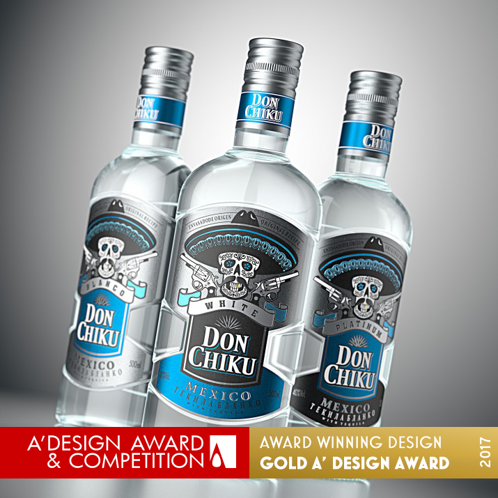 Don Chiku Tequila Packaging Design by ShumiLoveDesign Golden Packaging Design Award Winner 2017 
