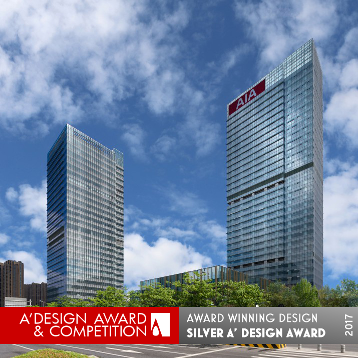 AIA Financial Center Commercial by Aedas  Silver Architecture, Building and Structure Design Award Winner 2017 