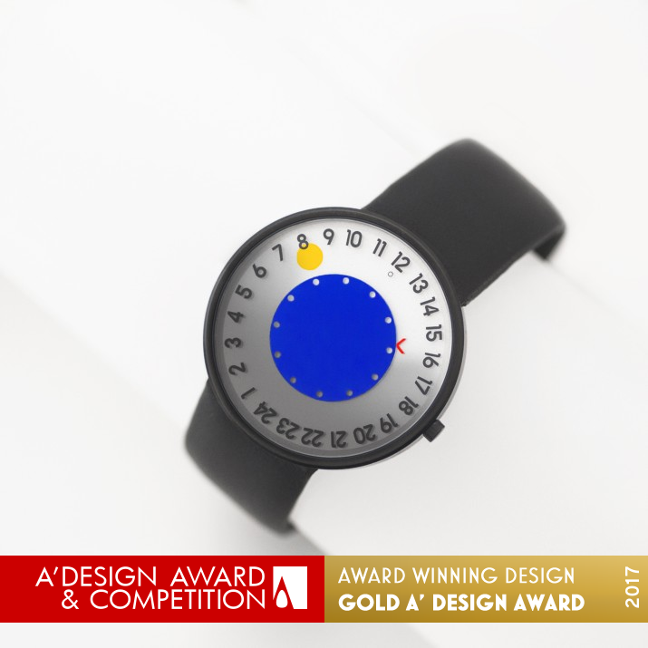 Giorno - Notte Wrist Watch  by Vito Noto Golden Jewelry Design Award Winner 2017 