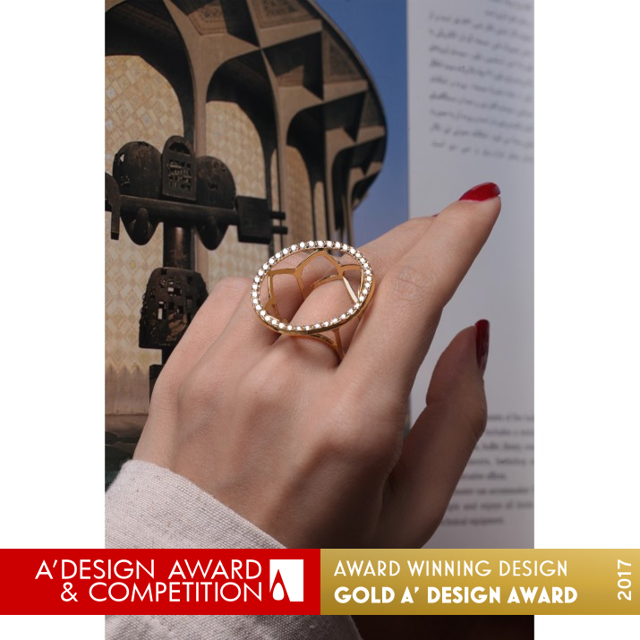 Tehran City Theatre Ring by Somayeh Kianpour Golden Jewelry Design Award Winner 2017 