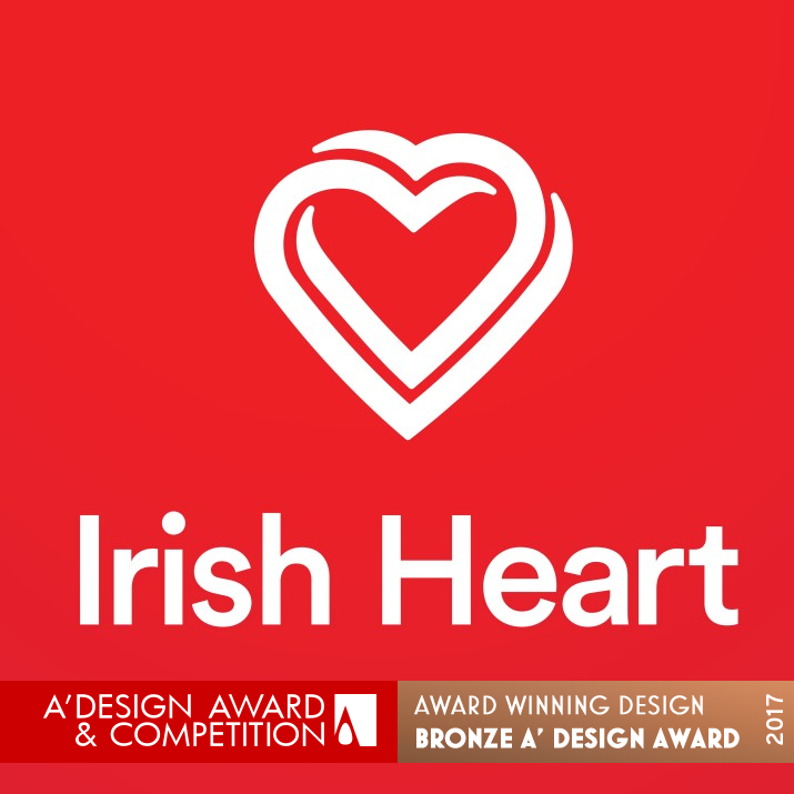 Irish Heart Identity by Adam Gallacher & Nik Dillon Bronze Graphics, Illustration and Visual Communication Design Award Winner 2017 