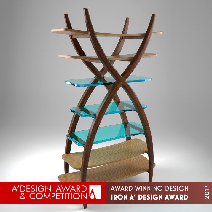 Aero Bookcase Bookcase by Gerardo Ríos Iron Furniture Design Award Winner 2017 