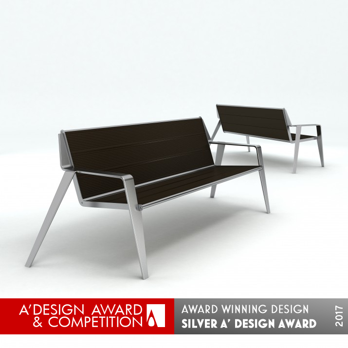Monochrome Bench by Hakan Gürsu Silver Street Furniture Design Award Winner 2017 