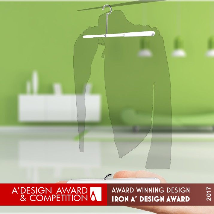 Hanger for Simple Life Folding clothing  by Luxun Academy of Fine Arts Iron Furniture Design Award Winner 2017 
