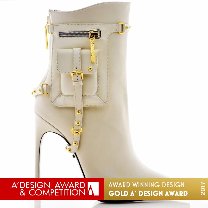 Pout Boot  by Kendall Reynolds Golden Footwear, Shoes and Boots Design Award Winner 2017 