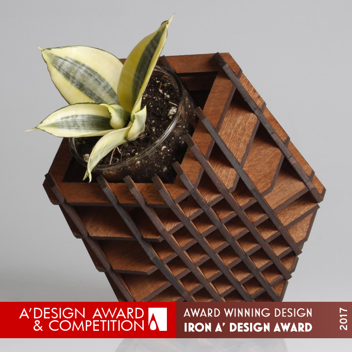 Cuboctahedron 7 Position Planter 7 Position Planter by Maria Paula Rico and Ana Emilia Hernandez Iron Furniture Design Award Winner 2017 