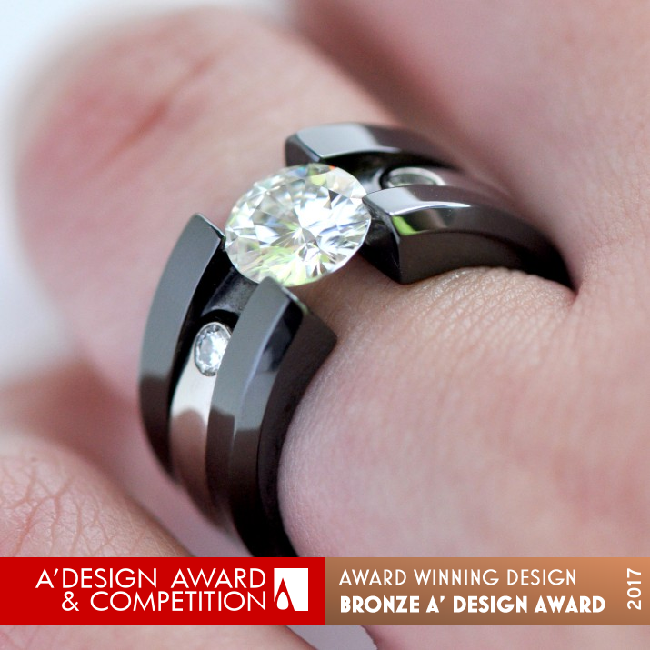 Yana's Ring Wedding Band by Jeremy Labelle Bronze Jewelry Design Award Winner 2017 