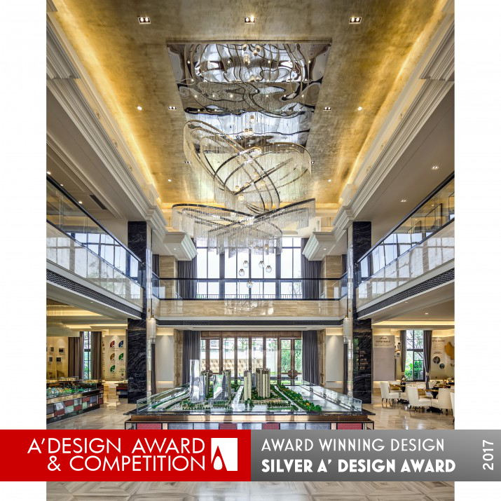 Grand Influx Presentation Sales Center To promote apartment sales by David Chang Design Associates Int'l Silver Interior Space and Exhibition Design Award Winner 2017 