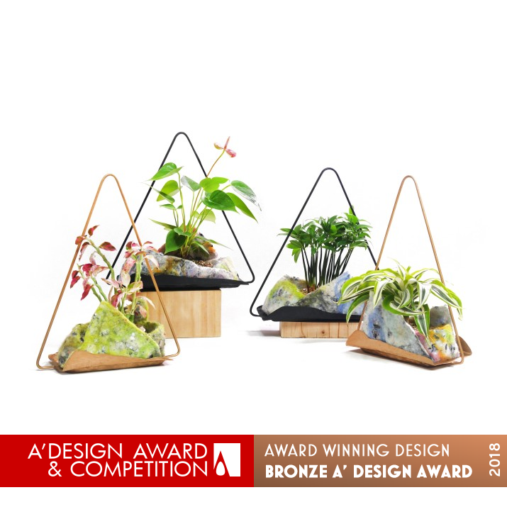 Shape of Nature Upcycled Fabric Planter by Yun-Hsuan Lin and Pei-Yu Chen Bronze Sustainable Products, Projects and Green Design Award Winner 2018 