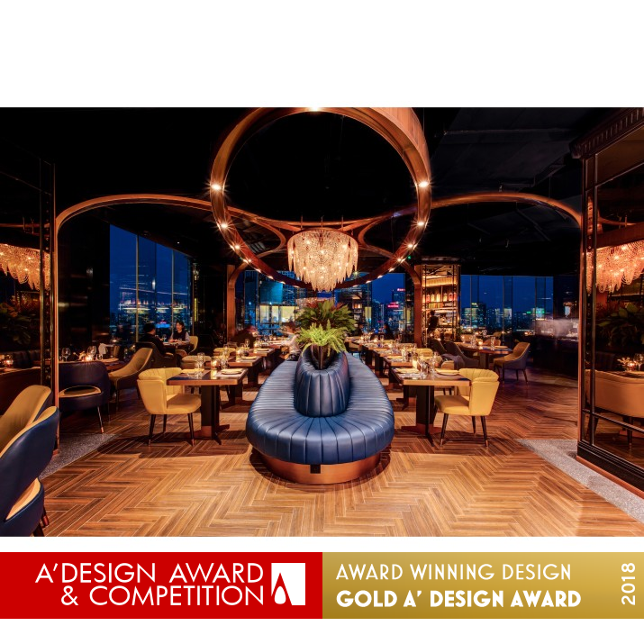 F Bistronome Restaurant by David Chang Golden Hospitality, Recreation, Travel and Tourism Design Award Winner 2018 