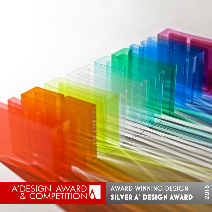 Optics and Chromatics Exhibition poster by Timea Andoka Silver Graphics, Illustration and Visual Communication Design Award Winner 2018 