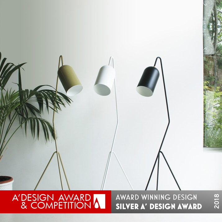 Martin Standing lamp by Santiago Bautista Silver Lighting Products and Fixtures Design Award Winner 2018 