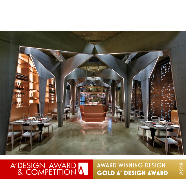 Castello 4 Fine Dining Restaurant by Michael Liu Golden Interior Space and Exhibition Design Award Winner 2018 