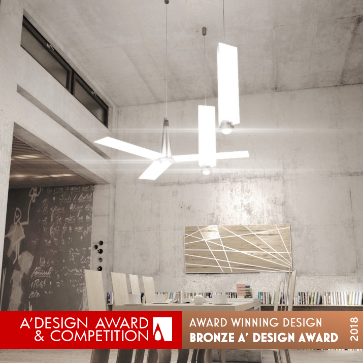 Uod Chandelier by Andrea Cingoli and Umberto La Sorda Bronze Lighting Products and Fixtures Design Award Winner 2018 