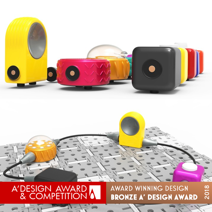 Klikko Life Electronic Blocks by Miao Ke, Cai Huixian and He Yimin Bronze Toys, Games and Hobby Products Design Award Winner 2018 