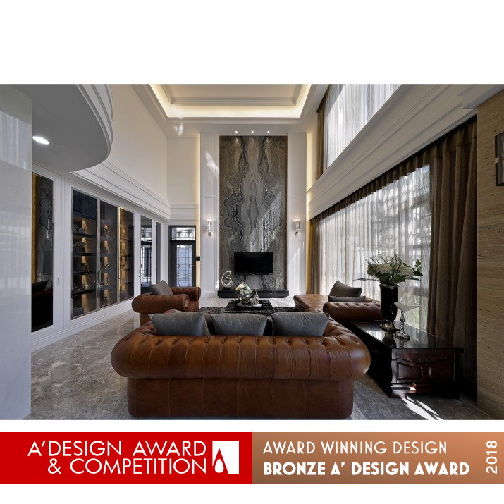Residence with Graceful Elegance Interior Design by Chien-Ting Wang Bronze Interior Space and Exhibition Design Award Winner 2018 