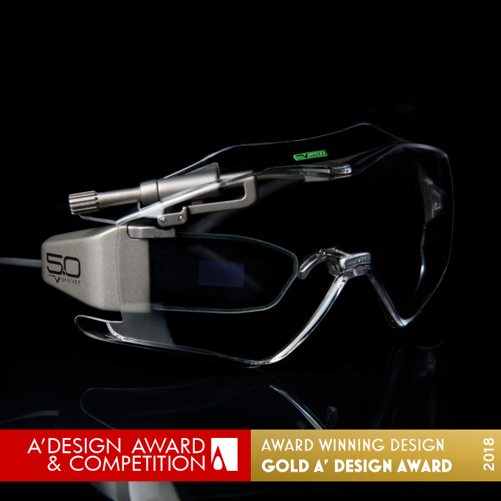 Univet 5.0 Safety Smart Glasses by Fabio Borsani Golden Safety Clothing and Personal Protective Equipment Design Award Winner 2018 