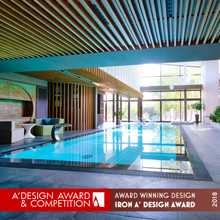 Private Pool Personal SPA Center by Vitalii Dorokhov Iron Interior Space and Exhibition Design Award Winner 2018 