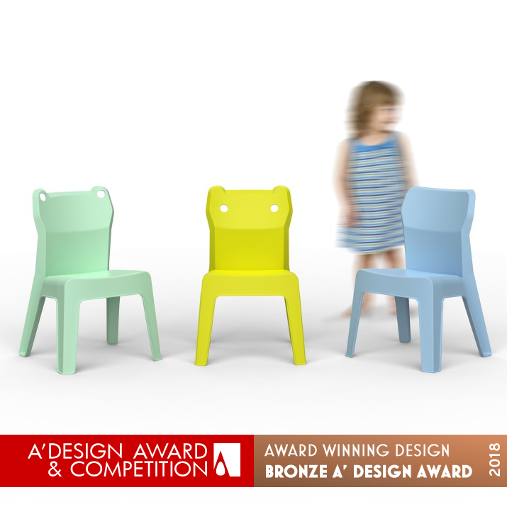 Jan Animals Kids Furniture by David Carrasco Barcelo Bronze Furniture Design Award Winner 2018 