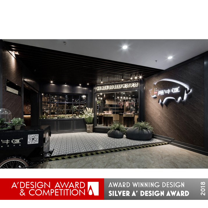 We New Do Beef Hot Pot Restaurant by Simin Xu Silver Interior Space and Exhibition Design Award Winner 2018 