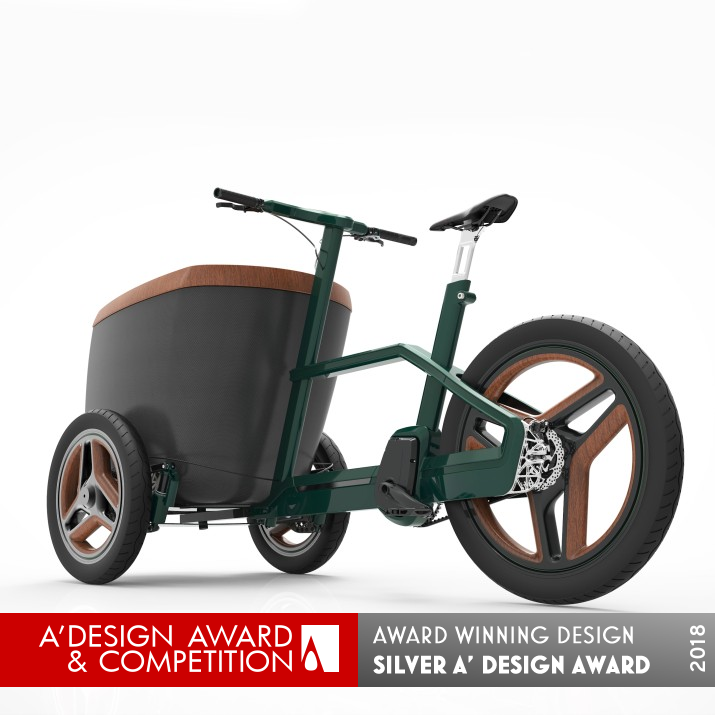 carQon Electric bicycle by Protanium B.V Silver Vehicle, Mobility and Transportation Design Award Winner 2018 