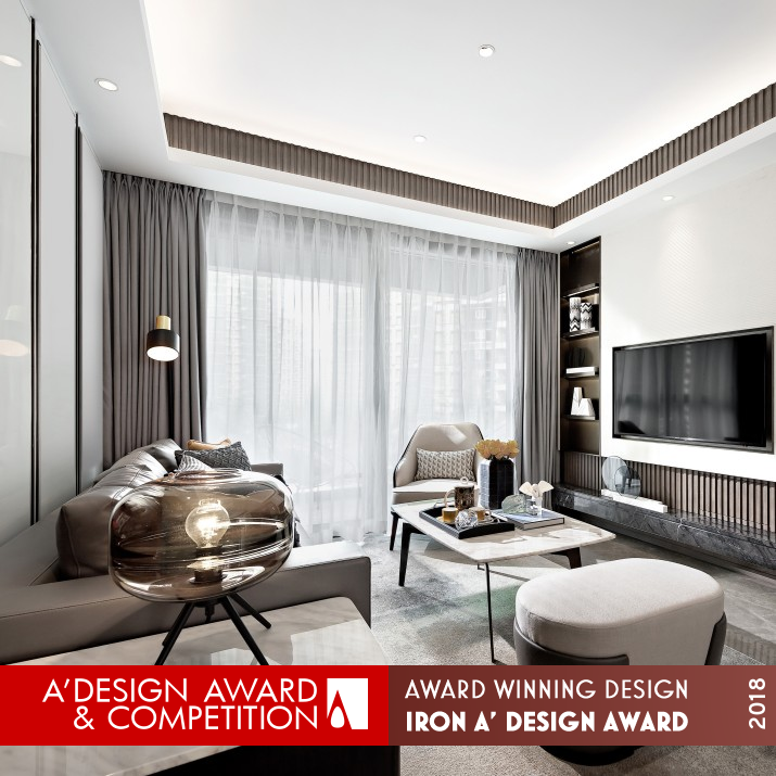 Kingkey Yujing Central Residence Central Residence by Kevin Hu Iron Interior Space and Exhibition Design Award Winner 2018 