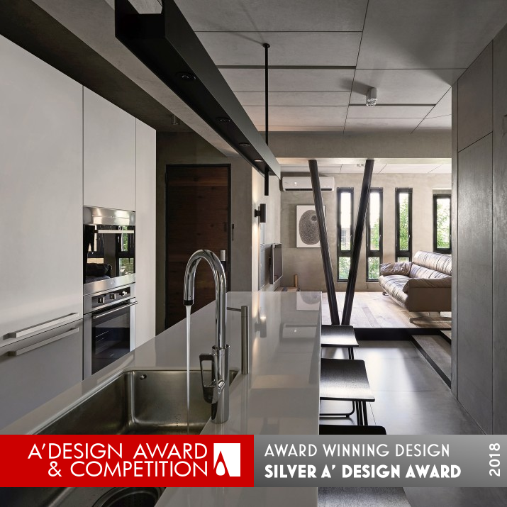 Lane 19 Art St. Residential Apartment by Johnson Huang Silver Interior Space and Exhibition Design Award Winner 2018 