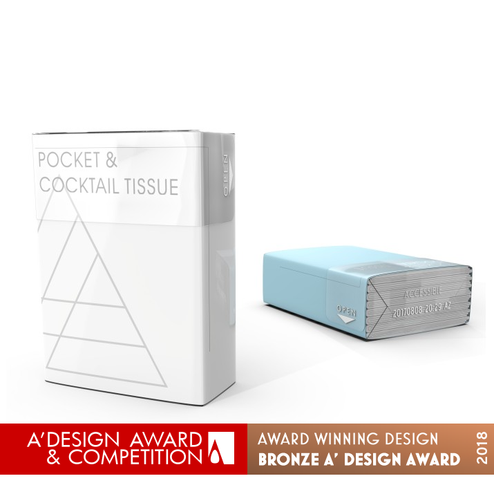 Creator C-400 Barrier-Free Pocket & Cocktail Tissue Pa by Chen Canliang and Hu Xindian Bronze Packaging Design Award Winner 2018 