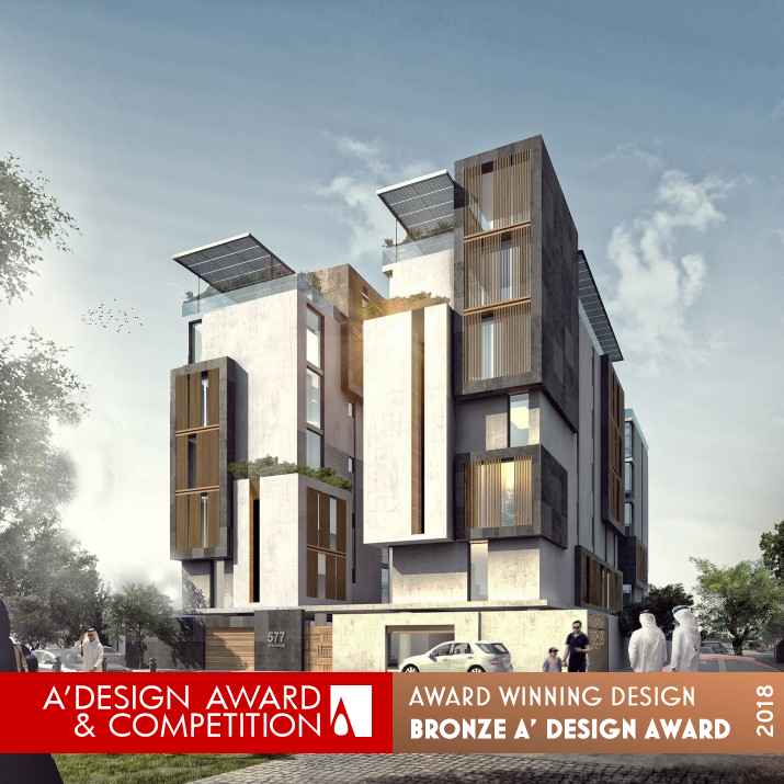 577 Residence Residential Building by Ahmed Taha and Hattan Basrawi Bronze Architecture, Building and Structure Design Award Winner 2018 