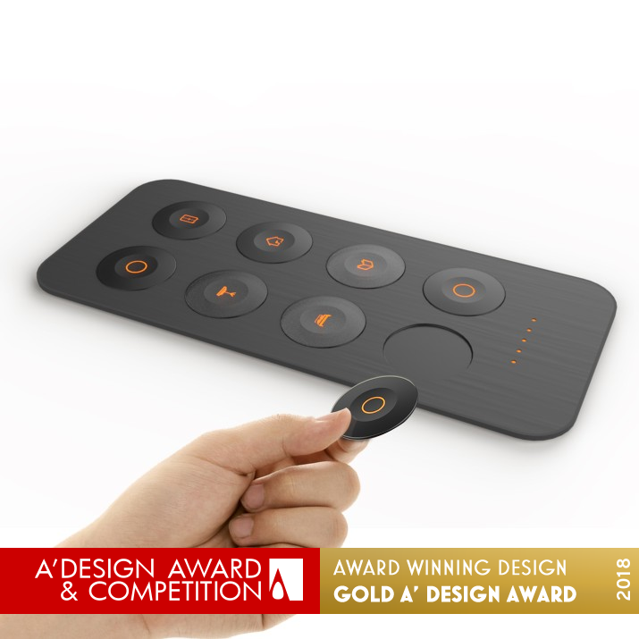 Free Touch Movable light switch  by Ding Wang Golden Lighting Products and Fixtures Design Award Winner 2018 