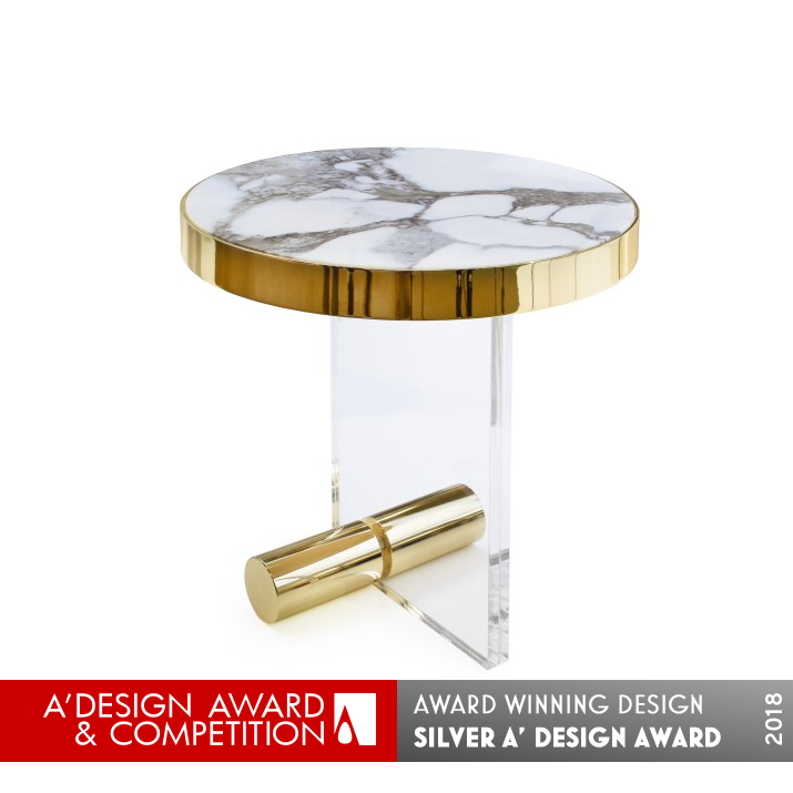 Kandinsky Sidetable by Andre Teoman Silver Furniture Design Award Winner 2018 