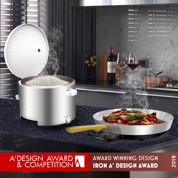 Separable Multifunctional Cooker by Jiankun Sun Iron Bakeware, Tableware, Drinkware and Cookware Design Award Winner 2018 