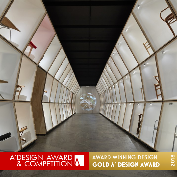 The Danish Chair Exhibition by Designmuseum Danmark Golden Interior Space and Exhibition Design Award Winner 2018 