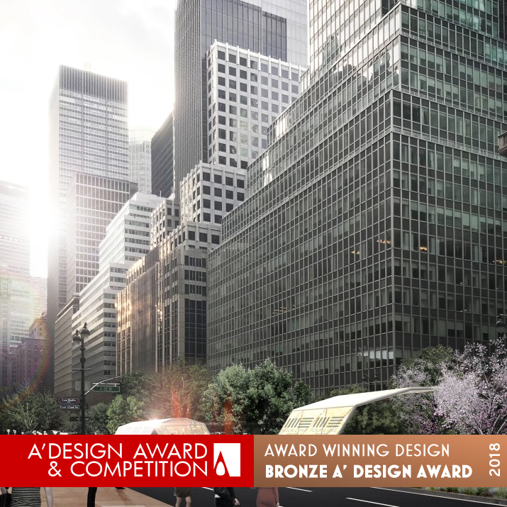 Four Line Public Space by Jun Seong Ahn Bronze Architecture, Building and Structure Design Award Winner 2018 