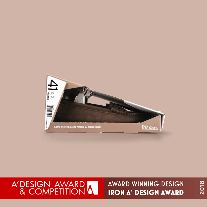 Viupax Footwear packaging by Andreas Kioroglou Iron Packaging Design Award Winner 2018 