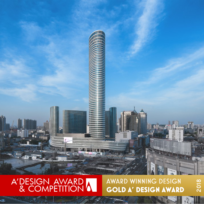 Xuzhou Suning Plaza Mixed-Use Retail by Aedas Golden Architecture, Building and Structure Design Award Winner 2018 