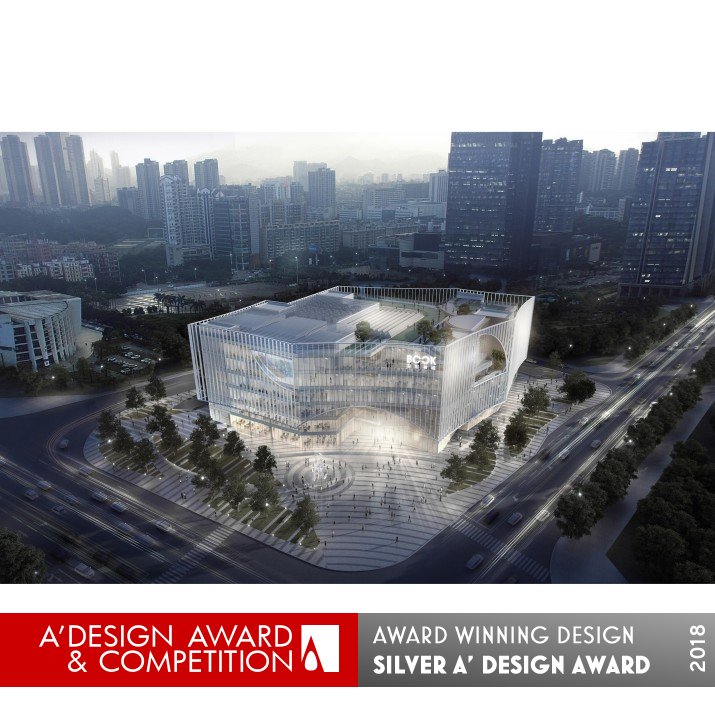 Shenzhen Book City Cultural space and library by ATELIER GLOBAL LTD. Silver Architecture, Building and Structure Design Award Winner 2018 