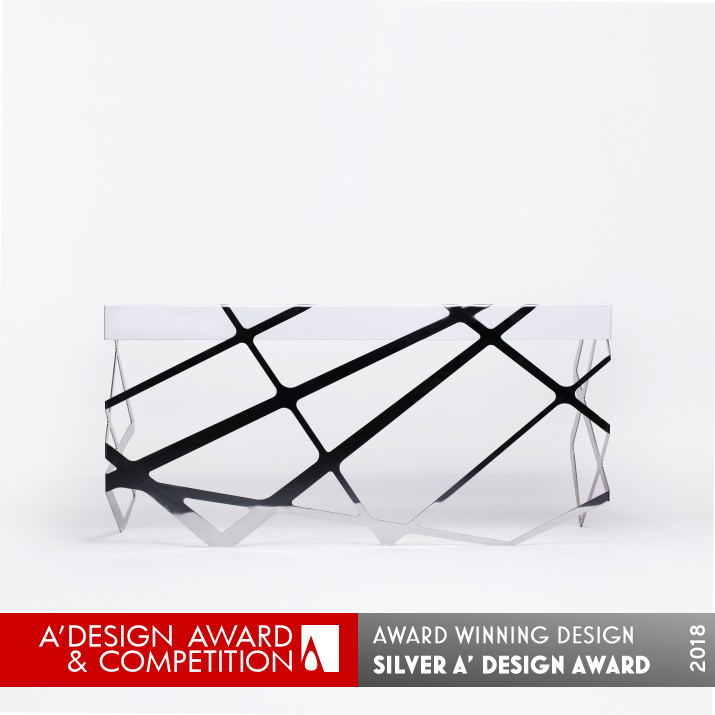 Roots Home desk by Joao Faria Silver Furniture Design Award Winner 2018 