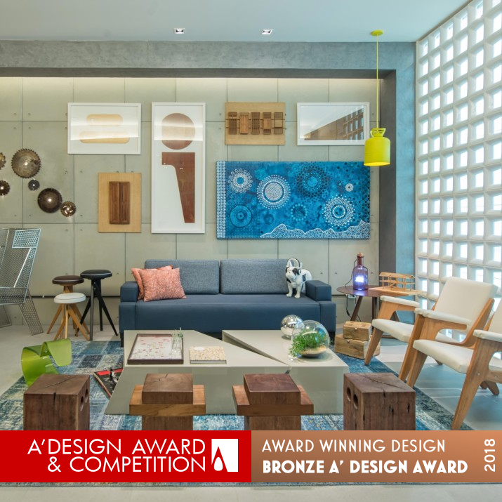 Loft of Designer  Loft by Emmilia Dias Cardoso Bronze Interior Space and Exhibition Design Award Winner 2018 